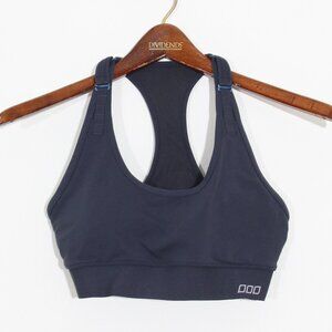 3/$15 Lorna Jane Rest Later Racerback Sports Bra Adjustable Straps Gray Small
